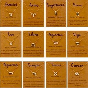 Gold plated zodiac chain